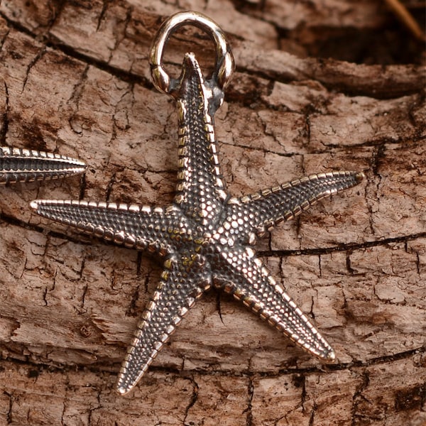 Starfish Charm in Sterling Silver, SS-455 (ONE)