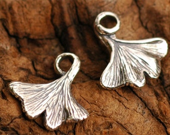 Ginkgo Leaf in Sterling Silver, CatD-35