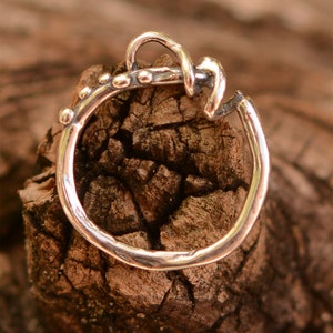 Small Charm Holder, Sterling Silver Add a Charm Holder