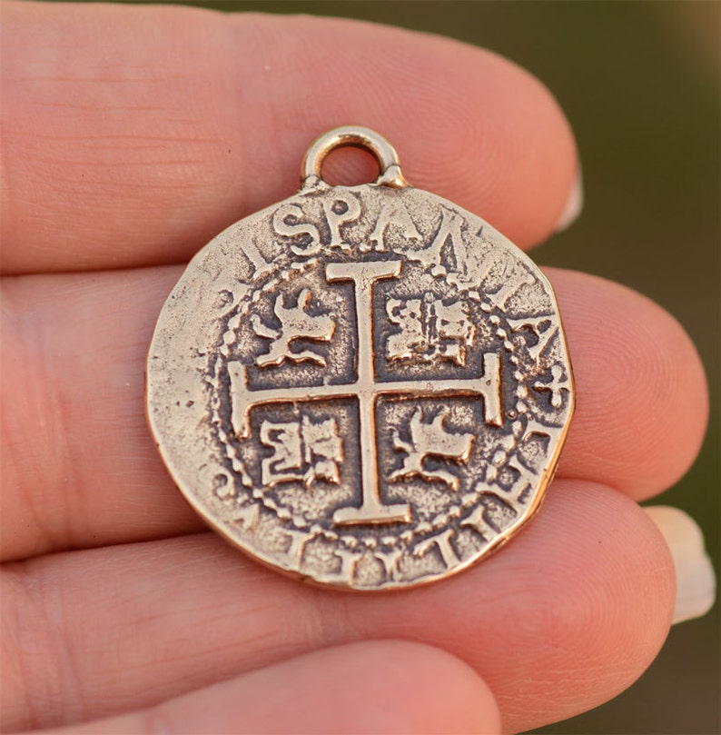 Spanish 8 Reale Reproduction Coin in Bronze 30mm or 1.25 Etsy