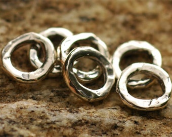 Sterling Silver Small Links,  CatD-203 (Set of TWO)