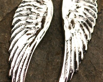 Artisan Angel Wing Pendant in Sterling Silver -210s