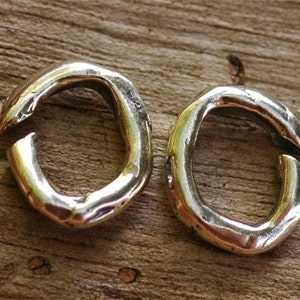Perfect Artisan Open Jump Rings in Sterling Silver SS-166, (Set of 2)