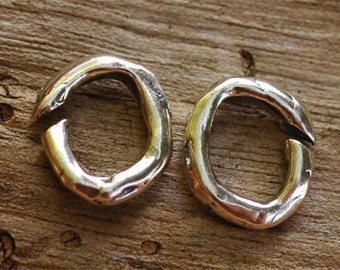 Perfect Artisan Open Jump Rings in Sterling Silver (Set of 2)