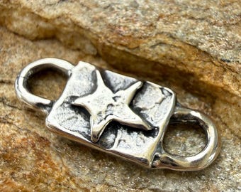 Star Connector Link in Sterling Silver, SS-86