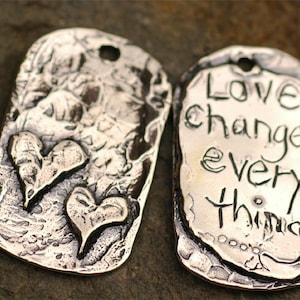 Love Changes Everything Pendant in Sterling Silver SS-189 image 2