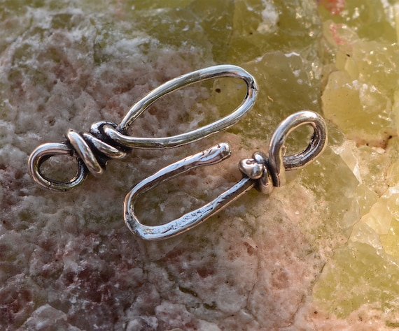 Hook and Eye Clasp Set, Sterling Silver, Catd-752 - Etsy
