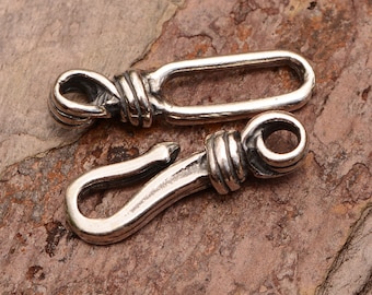 Artisan Chunky Hook and Eye Sterling Silver, PX-1070