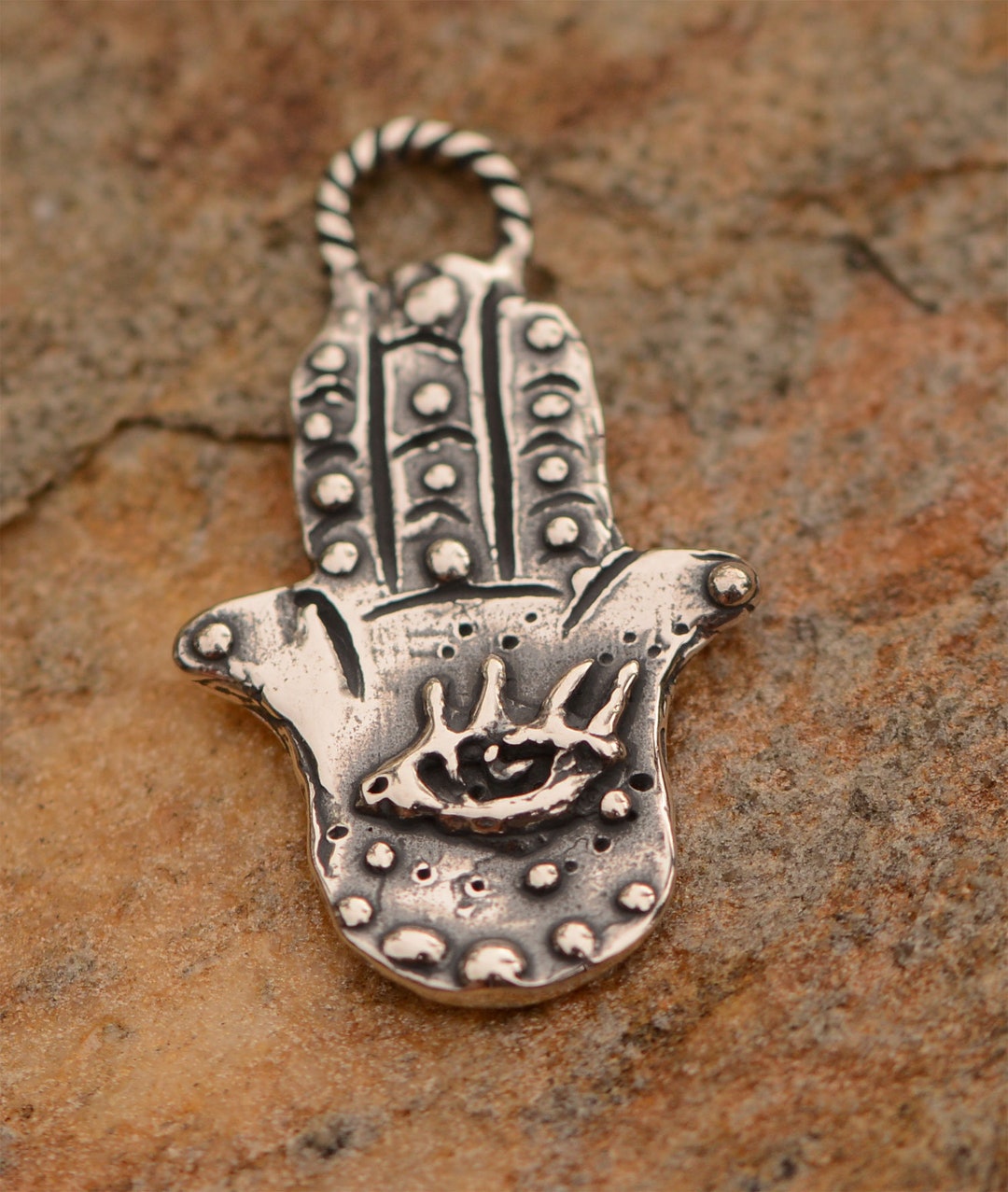 Bracciale Donna Argento 925 Con Hamsa E Malocchio - Mano Di Fatima E Zoccolo Di Cavallo - Gioiello Portafortuna Fatto A Mano Con Zirconi