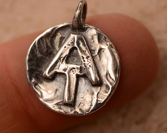 Appalachian Trail Hiker Charm in Sterling Silver, CatD-1023