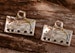 End Connectors for Bracelet or Earrings,  Sterling Silver Findings, CatD-489 (PAIR) 