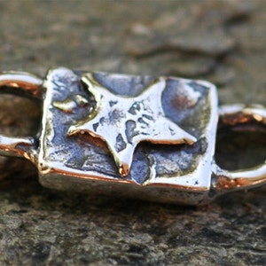 Star Connector Link in Sterling Silver, CatD-86