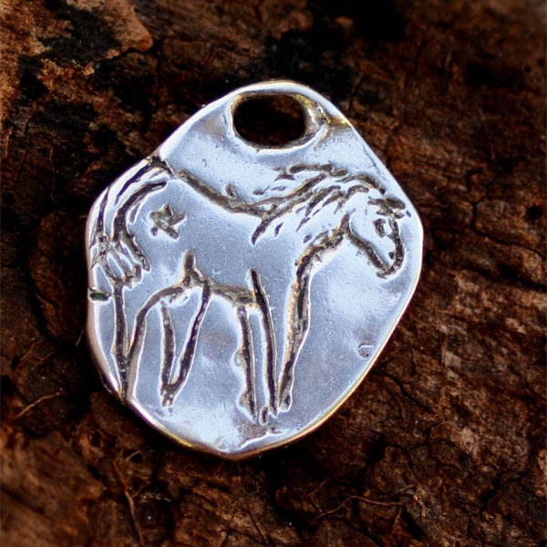 Be Free Horse Charm in Sterling Silver