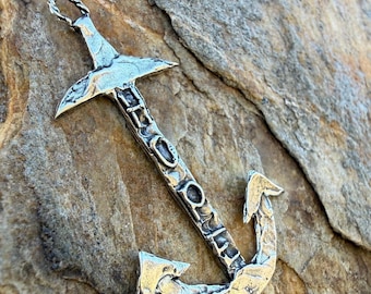 Hope is the Anchor for the Soul in Sterling Silver, PN-556