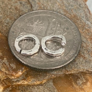Jump Ring Links Sterling Silver, Open Jump Rings, JR-268 (TWO)