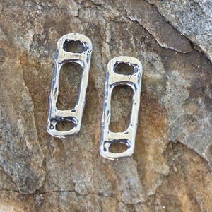 Rectangle Links in Sterling Silver, SS-961 (TWO)