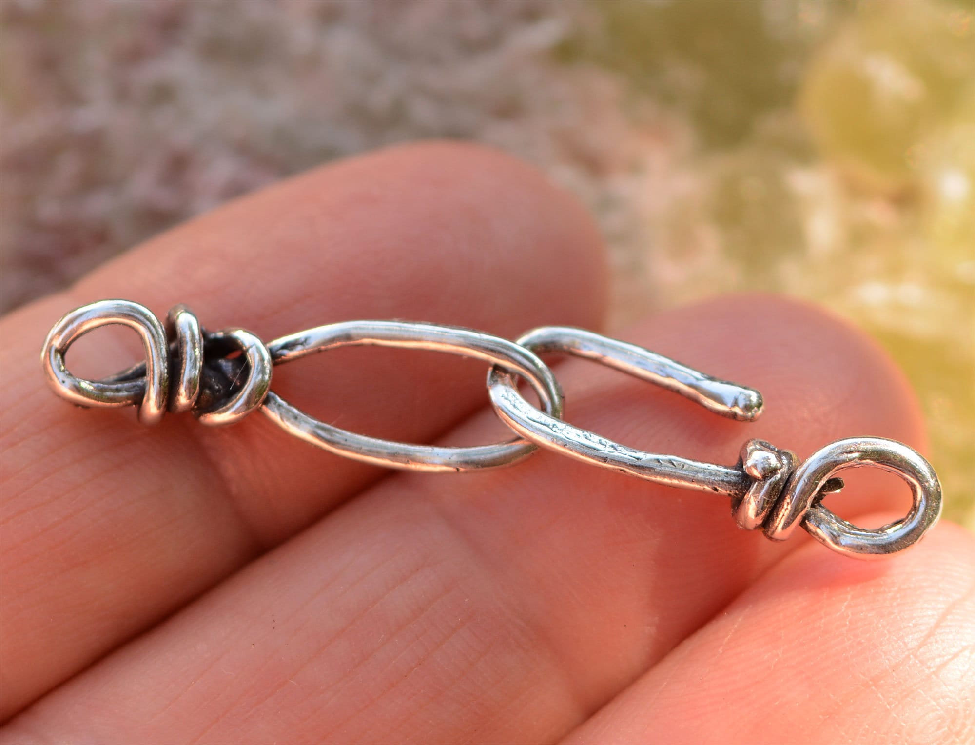 Hook and Eye Clasp Set, Sterling Silver, Catd-752 - Etsy