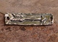 Wanderlust Arrow in Sterling Silver, Artisan Arrow Bracelet Link, CatD-470