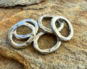 Artisan Closed Links in Sterling Silver SS-248 (Set of 5)