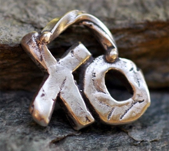 XO Hugs and Kisses Charm in Sterling Silver (ONE)