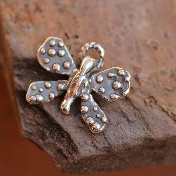 Butterfly Charm in Sterling Silver, CH-758, (ONE)