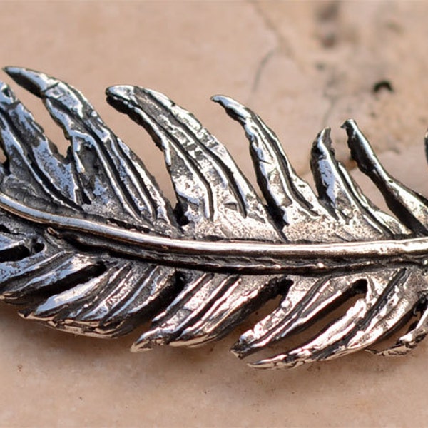 Artisan Feather in Sterling Silver, CatD-364