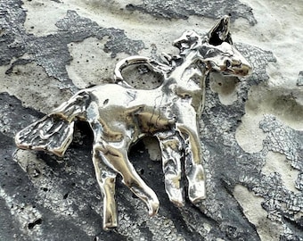 Artisan Horse Charm in Sterling Silver