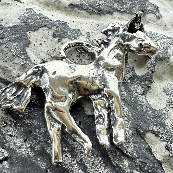 Artisan Horse Charm in Sterling Silver