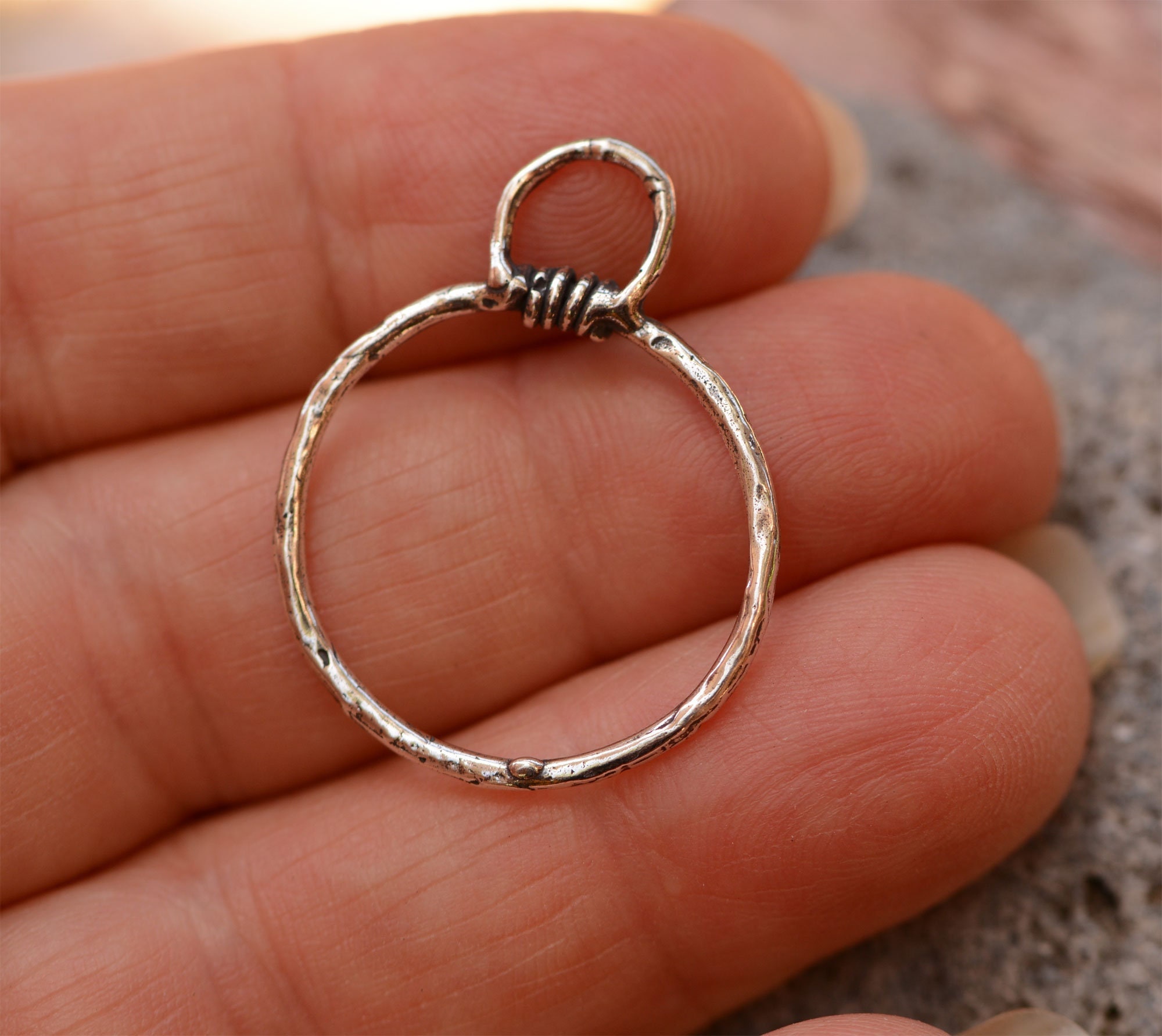 O Pendant Small Pandora Charm Holder Necklace Pandora Moments