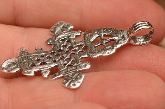 Ethiopian Cross in Sterling Silver, R-295 - Etsy Ethiopian Cross in Sterling Silver, R-295 - Etsy