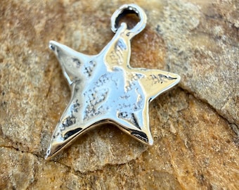 Dancing Star Sterling Silver Charm