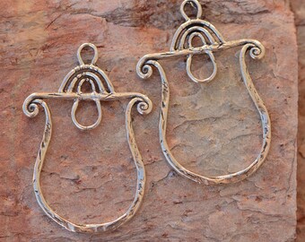 Bohemian Hoops in Sterling Silver, SS-1121