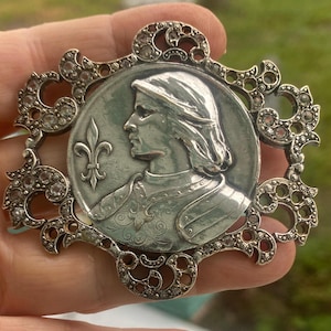 Original Saint Joan of Arc Vintage Medal