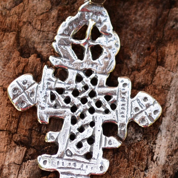 Ethiopian Cross in Sterling Silver, R-295