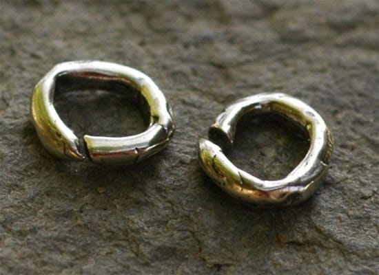 Perfect Artisan Open Jump Rings in Sterling Silver SS-166, (set of 2 ...