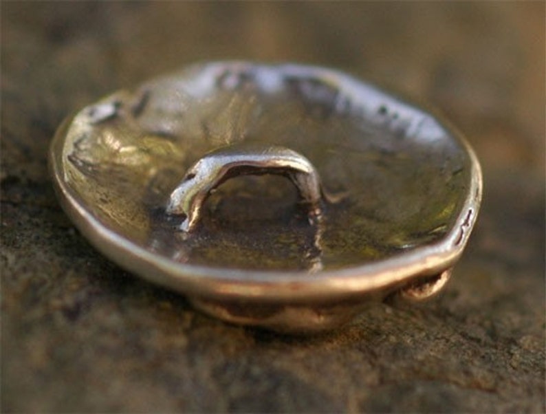 Bunny Button // Small Rabbit Sterling Silver Button - Etsy