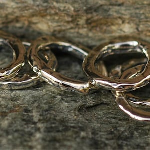 Artisan Closed Jump Ring Links in Sterling Silver CatD-248 (Set of 6)
