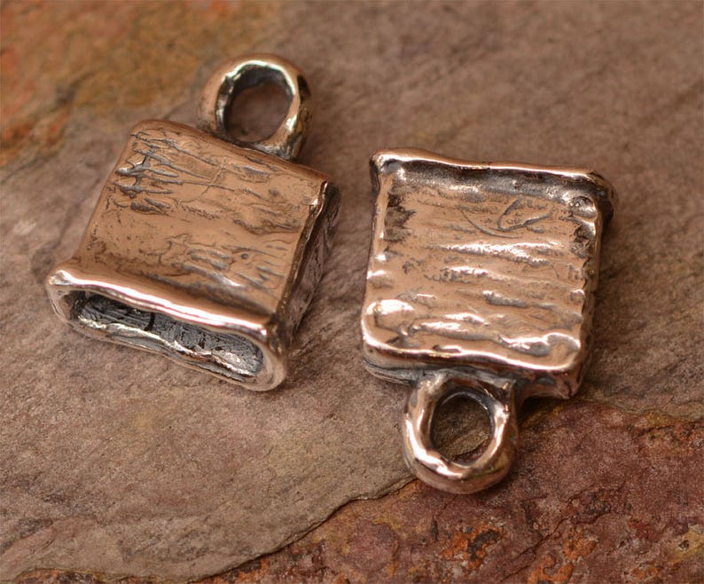 Sterling Silver End Caps for Loomed Bracelets or Wide Leather Etsy