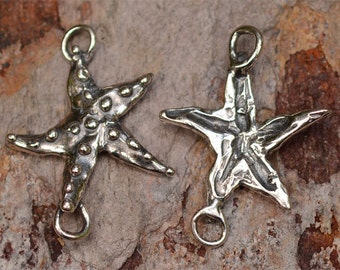 Starfish Connector Link in Sterling Silver (ONE)