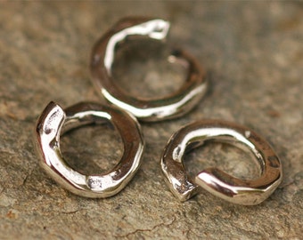 Jump Ring Links Sterling Silver, Open Jump Rings, SS-268 (Set of SIX)