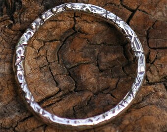 Charm Holder or Large Link in Sterling Silver CatD-304