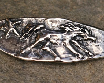 Horse Bracelet Link in Sterling Silver inscribed Be Free