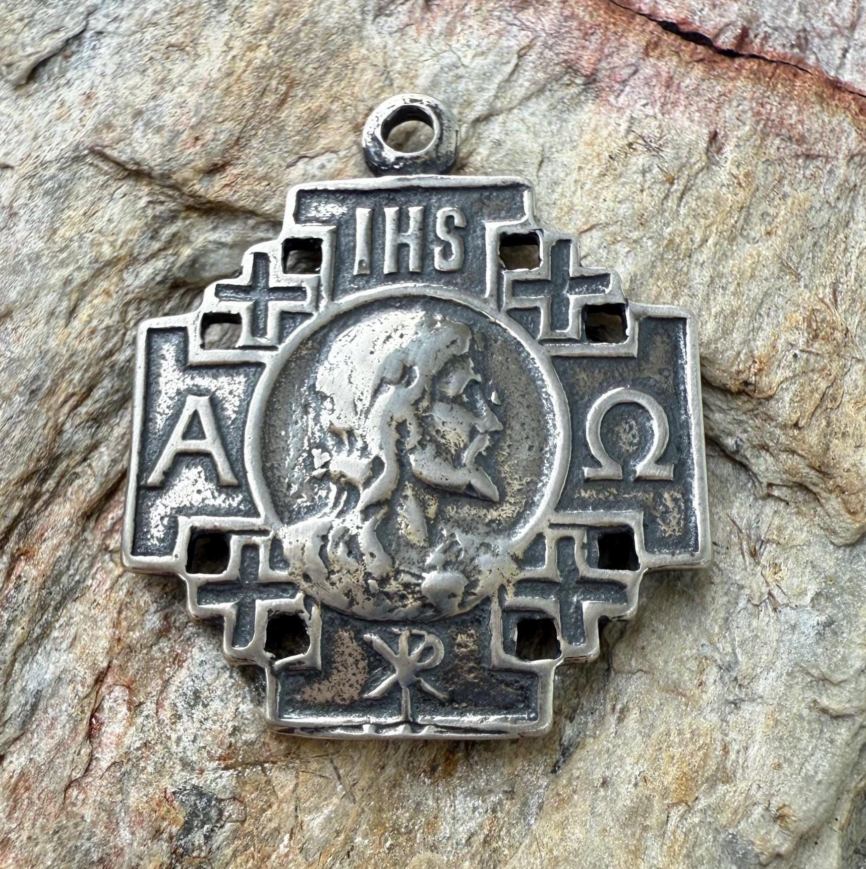Ihs Jerusalem Cross - Etsy
