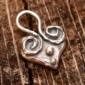 Artisan Berry Sweet Heart Sterling Silver Charm, PX-261