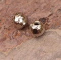 Round Sterling Silver Bead // Rustic Artisan Spacer Bead // Size 7mm (ONE) CatD-740