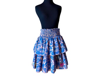 Upcycled Full Moon Refab Ruffled Skirt - Size Medium