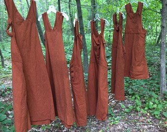 maroon overall skirt
