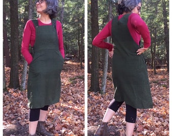 maroon overall skirt