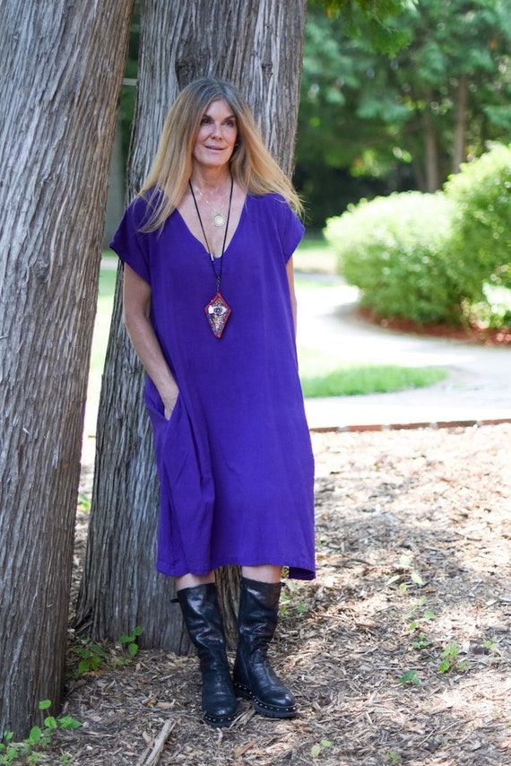 Jewel Tone Purple Dress