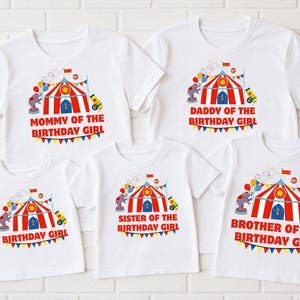 Carnival Birthday Girl PNG Bundle, Circus Birthday, Birthday Girl, Matching Family Birthday, Carnival Theme Birthday, Circus Theme Birthday